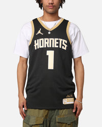 Nike LaMelo Ball Charlotte Hornets Dri-FIT 2024 Select Series Jersey Black/Gold