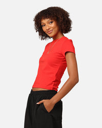 Puma X Scuderia Ferrari Women's Ferrari Style Baby Doll T-Shirt Rosso Corsa