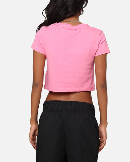 Puma Women's Graphics Hyper Girl Cropped T-Shirt Fast Pink