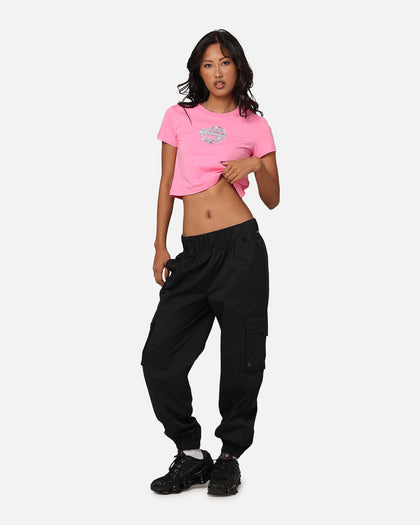 Puma Women's Graphics Hyper Girl Cropped T-Shirt Fast Pink