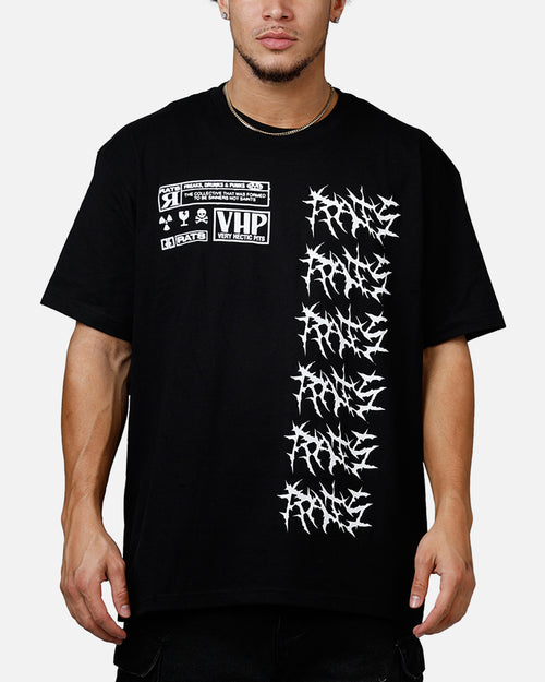 Rats Get Fat Paranoid T-Shirt Black