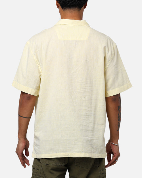 Pas De Mer Postcard Shirt Light Yellow