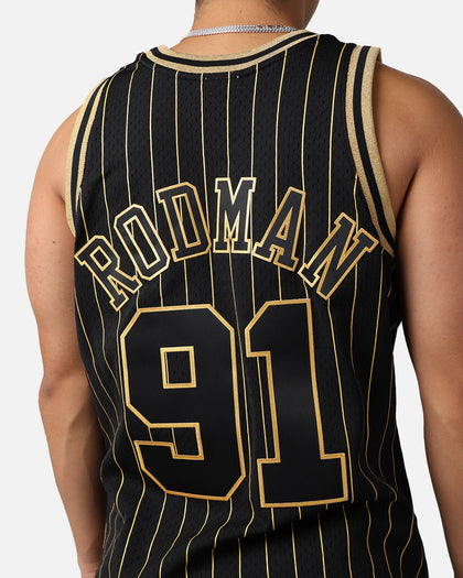 Mitchell & Ness Chicago Bulls Dennis Rodman '97-98 Swingman Jersey Black/Gold