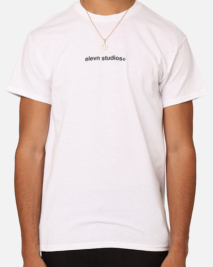 Elevn Clothing Co Textual T-Shirt White