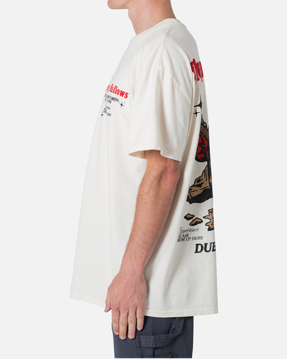 MNML Western Front T-Shirt Off White