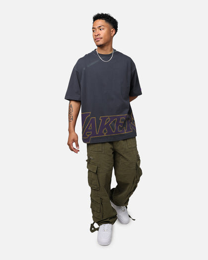 New Era Los Angeles Lakers Oversized T-Shirt Black
