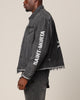 Saint Morta Youth Noize Denim Jacket Black Shadow