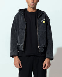 Loiter Workwear Zip Jacket Vintage Black