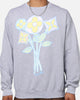 Secret Club Flower Crewneck Ash