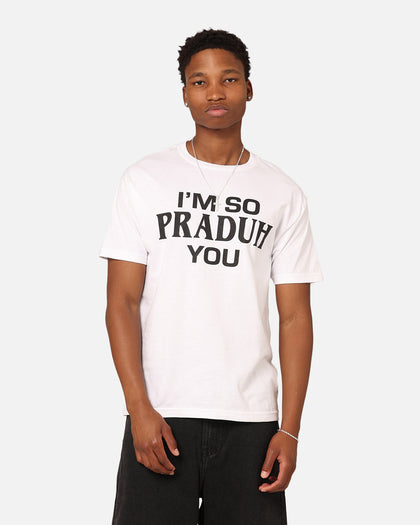 Secret Club I'm So Praduh You T-Shirt White