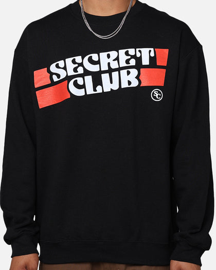 Secret Club Tag Crewneck Black