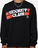Secret Club Tag Crewneck Black