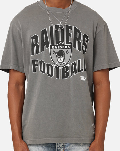 Mitchell & Ness Las Vegas Raiders Wave Arch T-Shirt Gunmetal