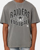 Mitchell & Ness Las Vegas Raiders Wave Arch T-Shirt Gunmetal