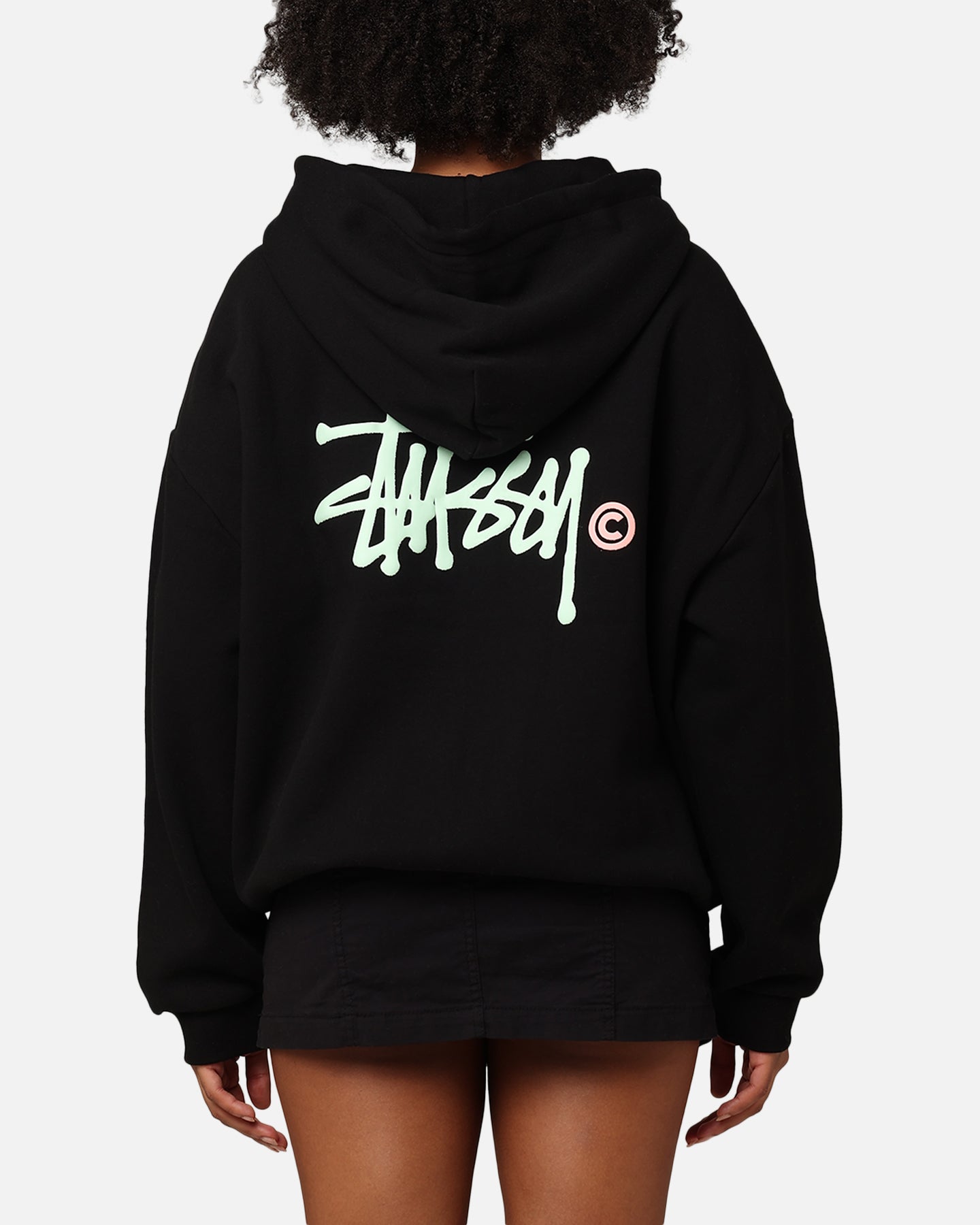Stussy Graffiti LCB Full Zip Hoodie Pigment Black | Culture Kings NZ