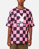 Playboy Checkered Soccer Jersey Pink/Black
