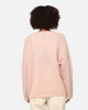 Stüssy Women's Smooth Stock Oversized Knitted Sweater Washed Pink