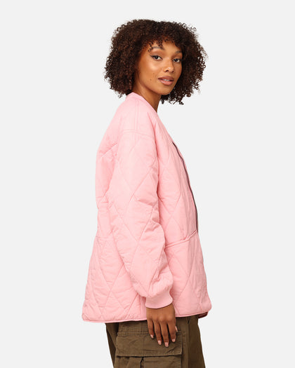 Stüssy Women's Stock Crown Quilted Jacket Pink