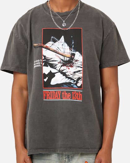 73Studio X Friday The 13th Vintage T-Shirt Black Wash