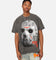 American Thrift X Friday The 13th Jason Mask Vintage T-Shirt Black Wash