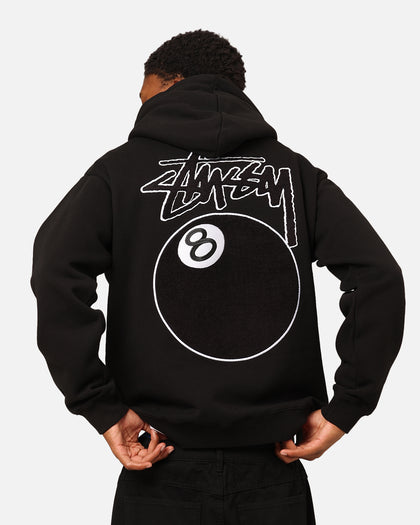 Stüssy 8 Ball Chenille Hoodie Black