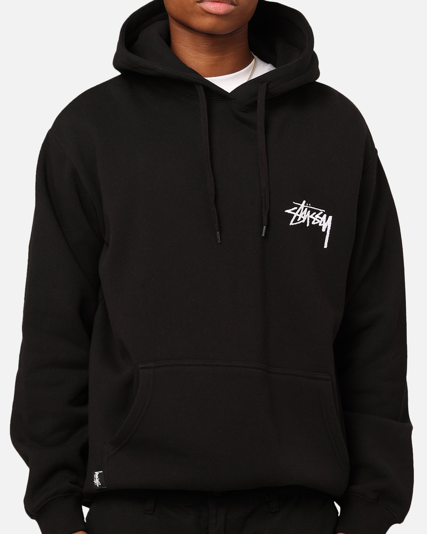 Stüssy 8 Ball Chenille Hoodie Black | Culture Kings NZ
