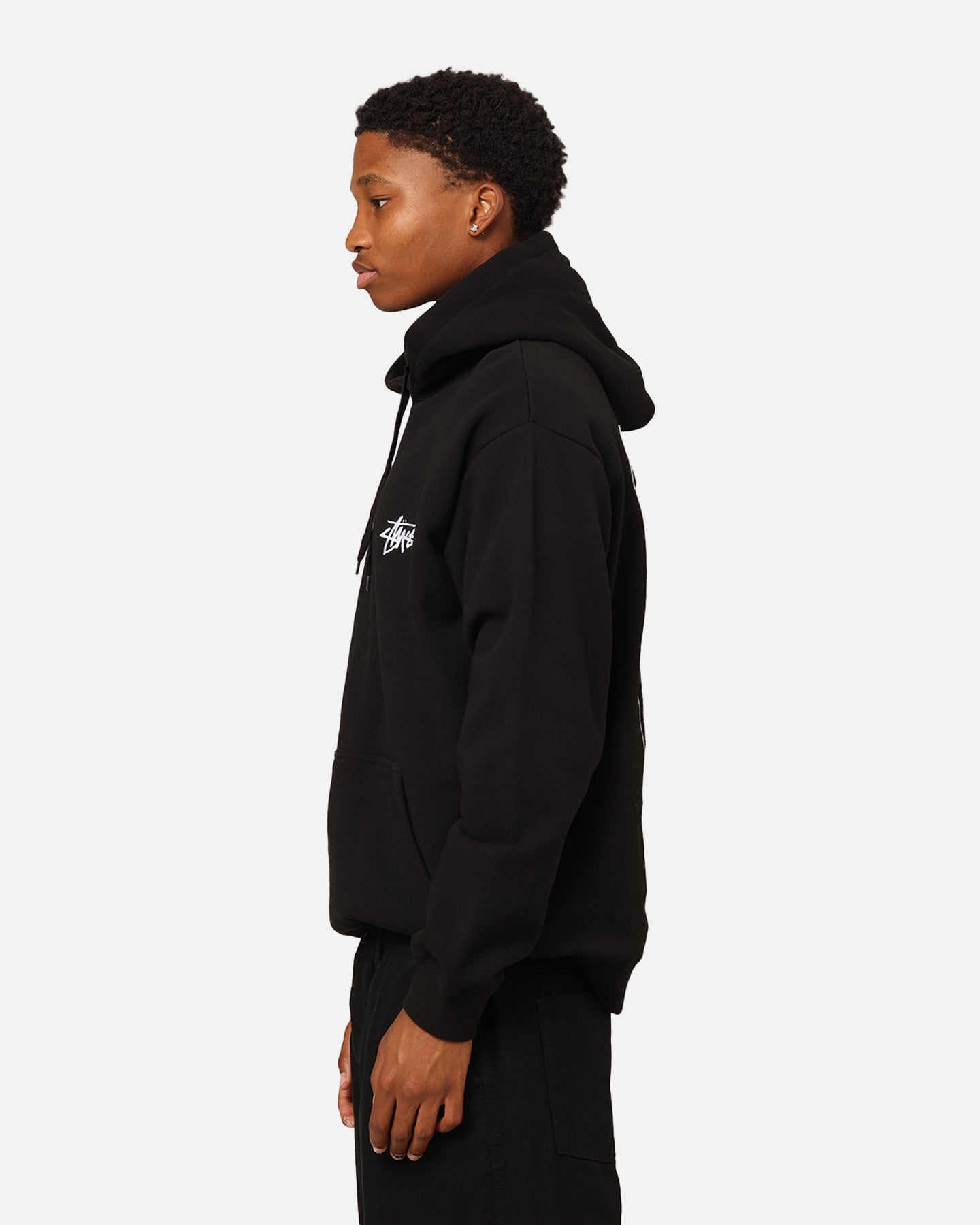 Stüssy 8 Ball Chenille Hoodie Black | Culture Kings NZ