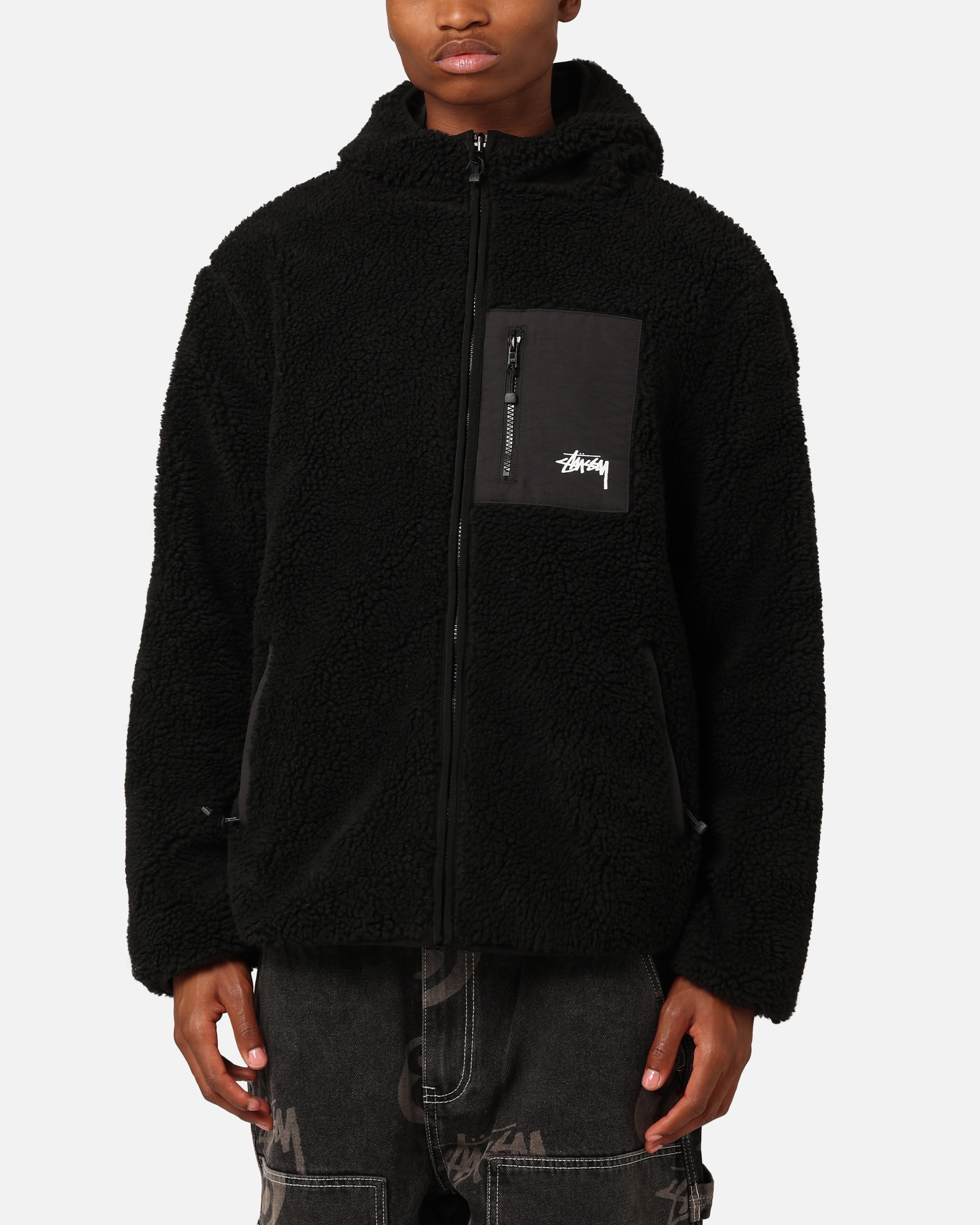 Stüssy 8 Ball Sherpa Reversible Hoodie Black | Culture Kings NZ Stüssy 8 Ball Sherpa Reversible Hoodie Black | Culture Kings NZ