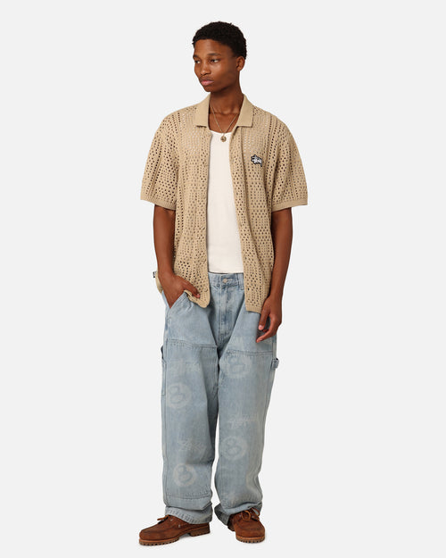Stüssy Crochet Shirt Khaki