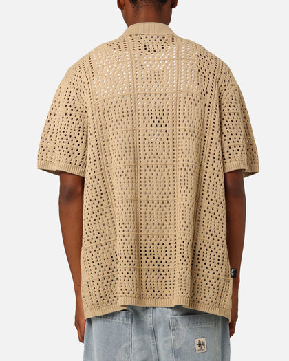 Stüssy Crochet Shirt Khaki
