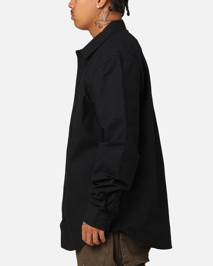 X-Large Oxford Long Sleeve Shirt Black