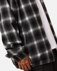 X-Large Source Lined Zip Check Jacket Black