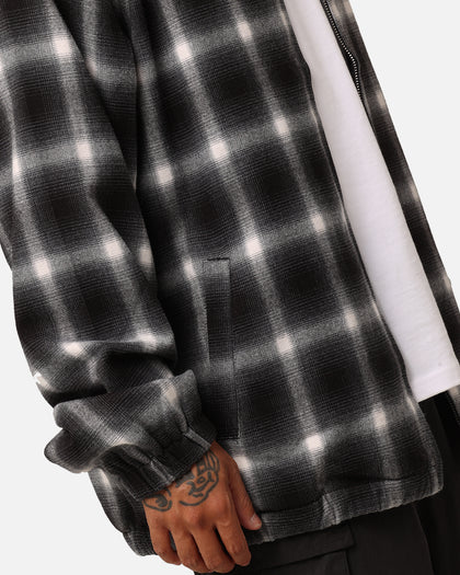 X-Large Source Lined Zip Check Jacket Black