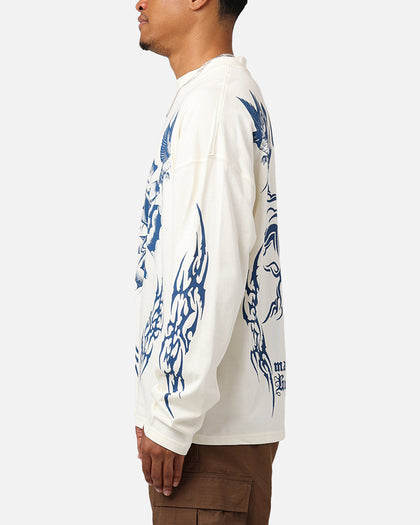 Loiter Hearts Ablaze Long Sleeve T-Shirt Off White