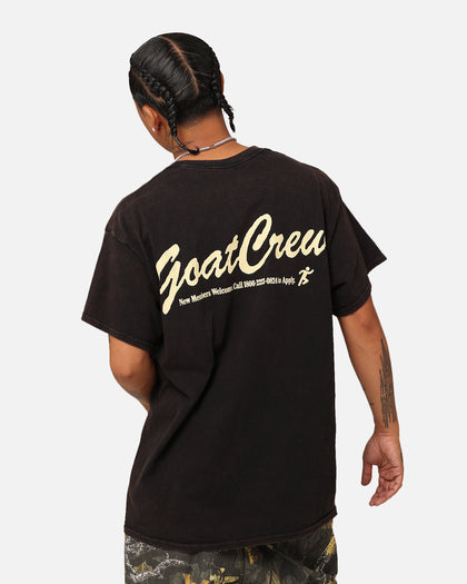 Goat Crew GC Athlete T-Shirt Washed Black