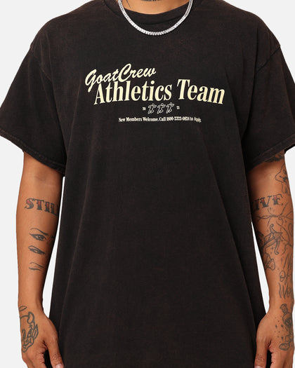 Goat Crew GC Athlete T-Shirt Washed Black