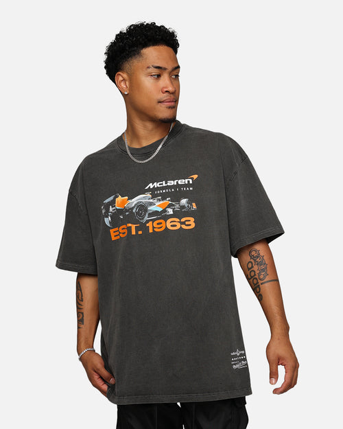 Mitchell & Ness X McLaren X Culture Kings Las Vegas Collection Vintage Poster T-Shirt Black Wash