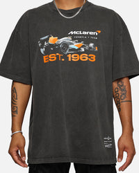 Mitchell & Ness X McLaren X Culture Kings Las Vegas Collection Vintage Poster T-Shirt Black Wash