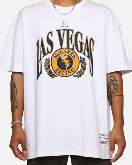 Mitchell & Ness X McLaren X Culture Kings Las Vegas Collection Vintage Sport T-Shirt Off White