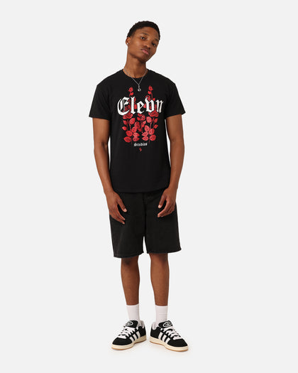 Elevn Clothing Co Rose Bunch T-Shirt Black