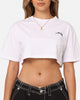 Stussy Women's Dice Cropped T-Shirt White