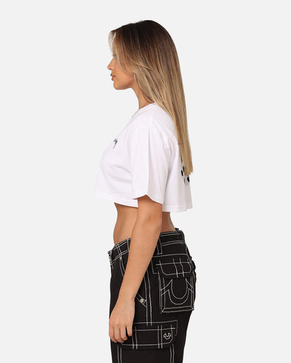 Stussy Women's Dice Cropped T-Shirt White
