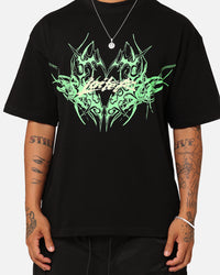 Loiter Lotus Oversized T-Shirt Black