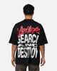 Loiter Search And Destroy Oversized T-Shirt Black