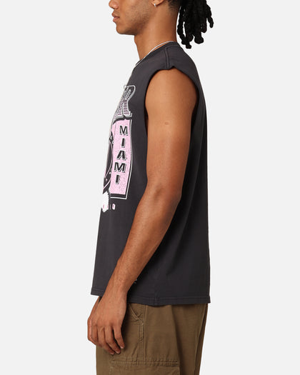 Mitchell & Ness Inter Miami CF Brush Off Muscle T-Shirt Black