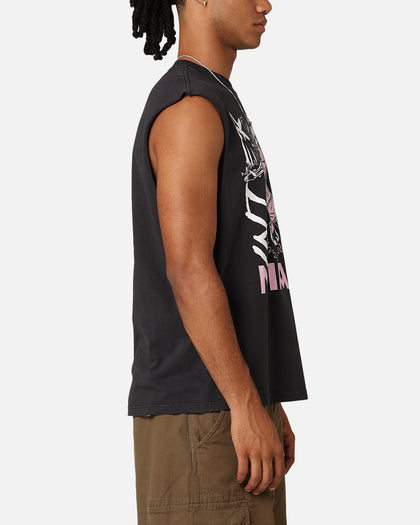Mitchell & Ness Inter Miami CF Flame Muscle T-Shirt Black