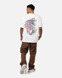 Avirex Dragon T-Shirt Snow White