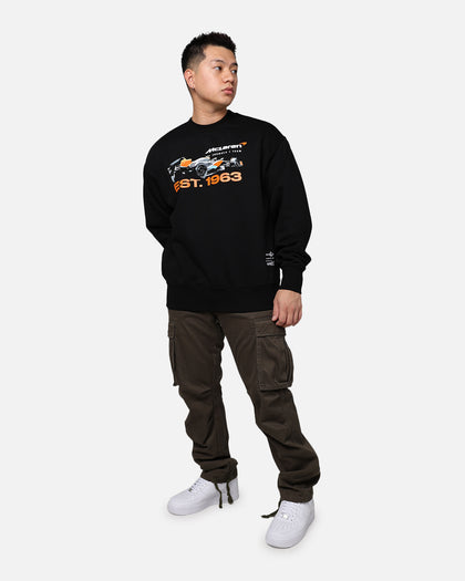 Mitchell & Ness X McLaren X Culture Kings Las Vegas Collection Vintage Car Poster Crewneck Black