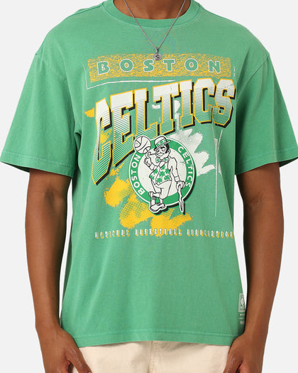 Mitchell & Ness Boston Celtics Brush Off 2.0 T-Shirt Green