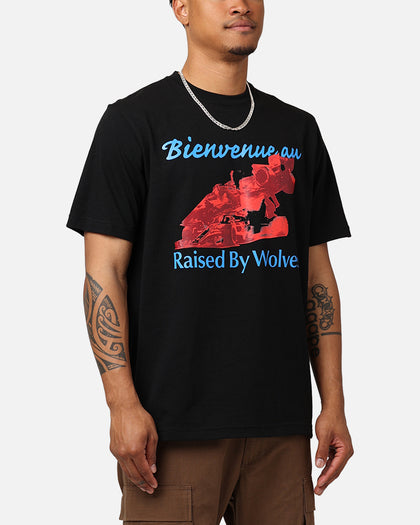 Raised By Wolves Welcome T-Shirt Black